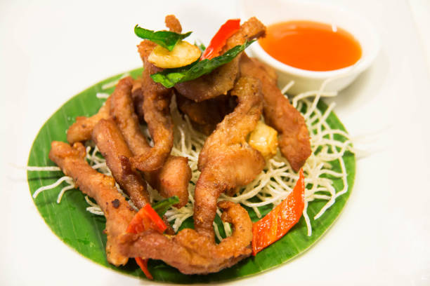 istock Fried beef with sauce Thai food 1034052500