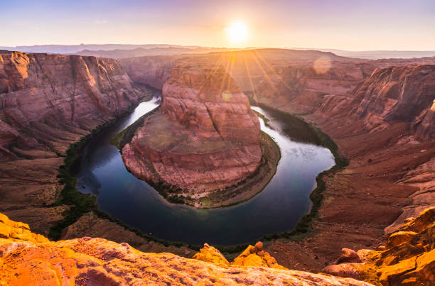 istock beautiful horseshoe bend at sunset ,page,arizona,usa. 1034055178