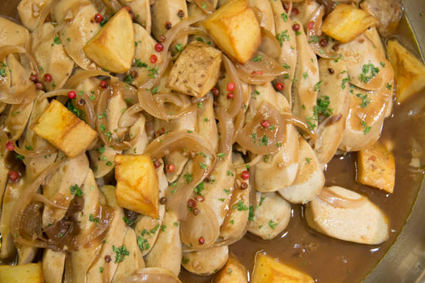 istock Veal sausage with in Gravyi sauce 1034057704