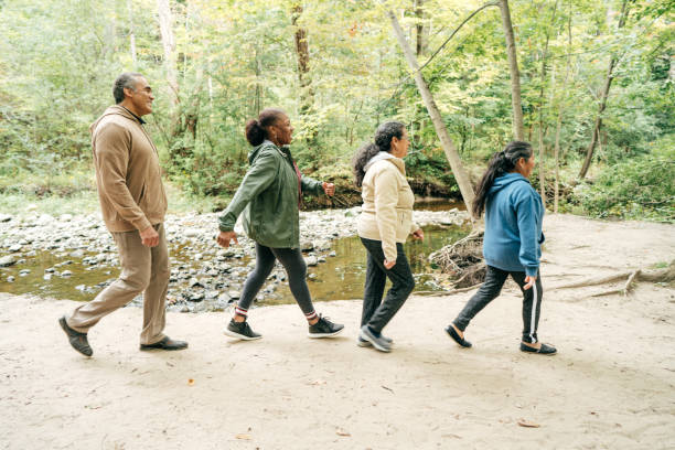 istock Group of seniors  exercising in the park 1034075900