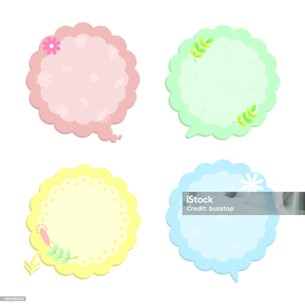 Thinking Text Boxes Speech Bubble Text Box Thinking Stock Illustration - Download Image Now ...