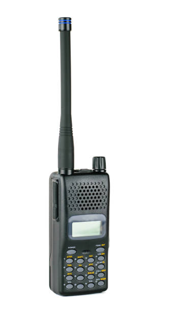 istock Modern professional walkie-talkie isolated on white background. 1034096228