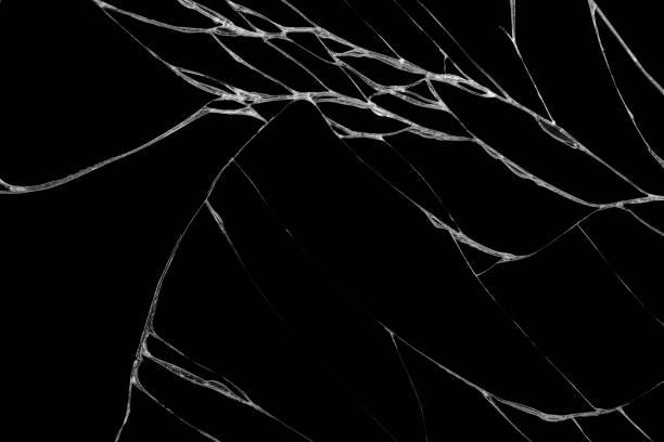 istock Wrinkles and cracks of smartphone screen panel caused by smashed and fall bumps. 1034105382