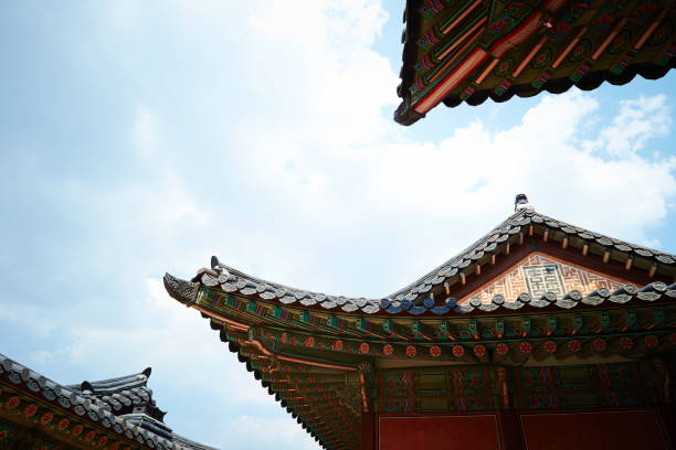 istock Traditional Korean building 1034117750