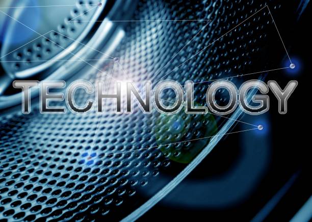 Technology Background with Text