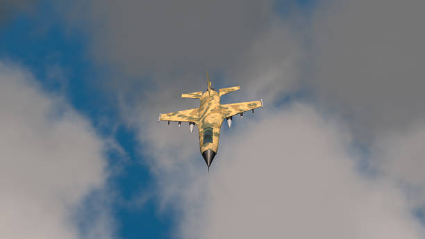 3D Illustration of a fighter jet