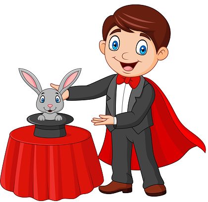 Ilustración de Mago Realizando Su Conejo De Truco Que Aparecen De Una Chistera Mágica y más Vectores Libres de Derechos de Mago - iStock Ilustración de Mago Realizando Su Conejo De Truco Que Aparecen De Una Chistera Mágica y más Vectores Libres de Derechos de Mago - iStock