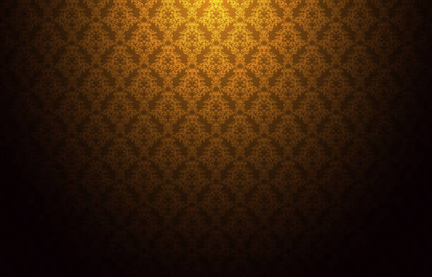 thailand thai vintage muster textur hintergrund wallpaper design vektor - brown background stock-grafiken, -clipart, -cartoons und -symbole