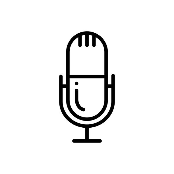 mikrofon - speec stock-grafiken, -clipart, -cartoons und -symbole