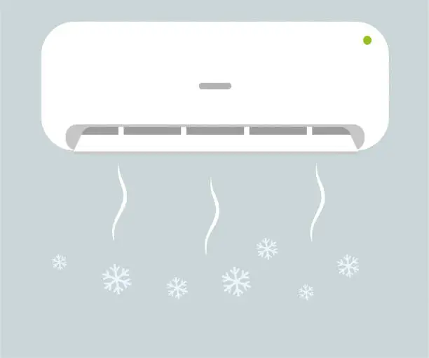 Vector illustration of Air conditioner illustration