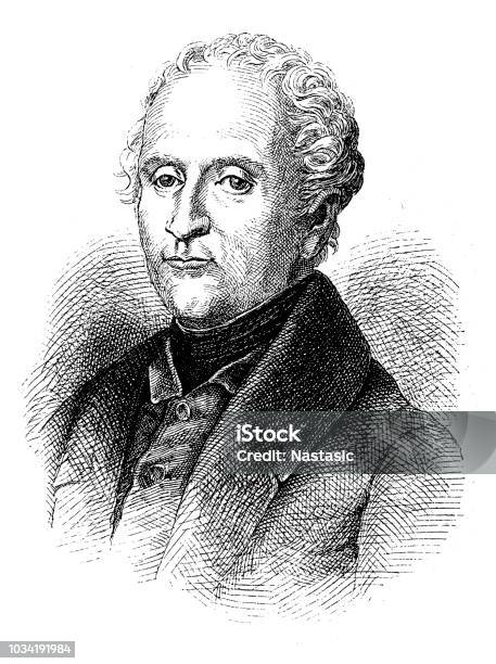 Joseph Freiherr Von Eichendorff Was A Prussian Poet Novelist Playwright Literary Critic Translator And Anthologist Stock Illustration - Download Image Now