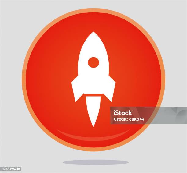 Rocket Icon Stock Illustration - Download Image Now - Rocketship, Icon Symbol, Logo