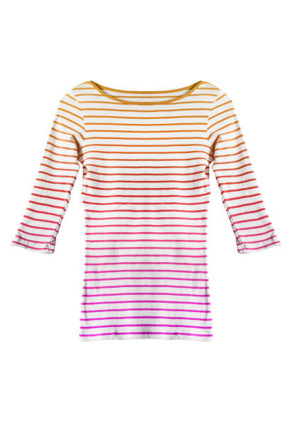 istock Striped t-shirt isolated 1034201846