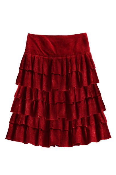 istock Velvet skirt isolated 1034201882