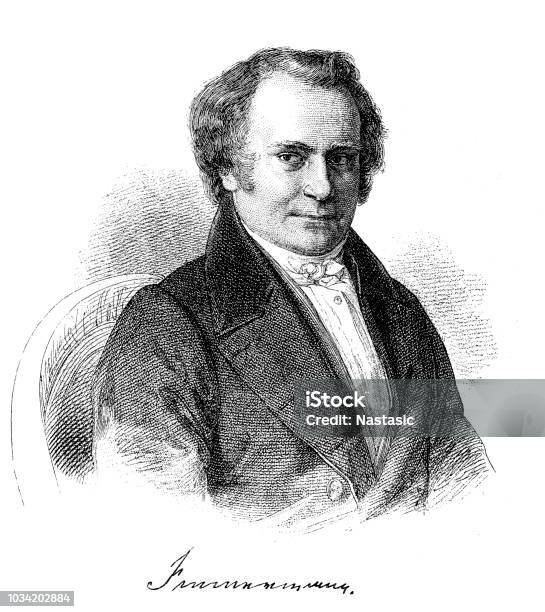 Karl Leberecht Immermann German Writer Stock Illustration Download
