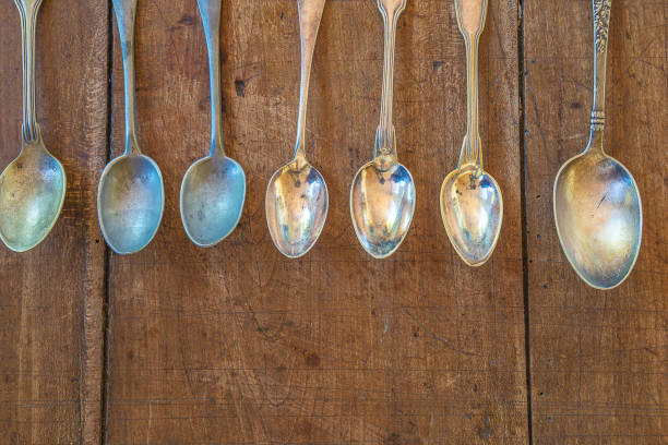 istock Various of vintage spoons 1034210590