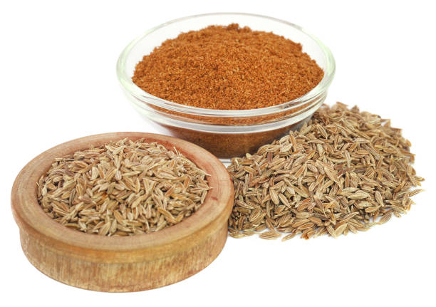 istock Crushed cumin with whole ones 1034217308