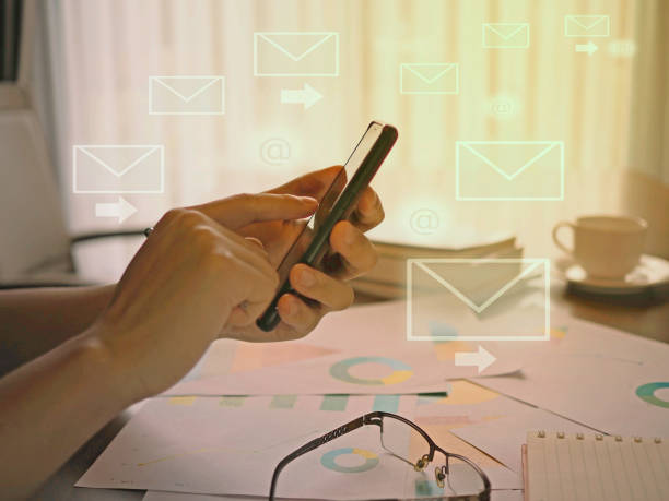 istock Business online concept, working online by smartphone and network. 1034228378