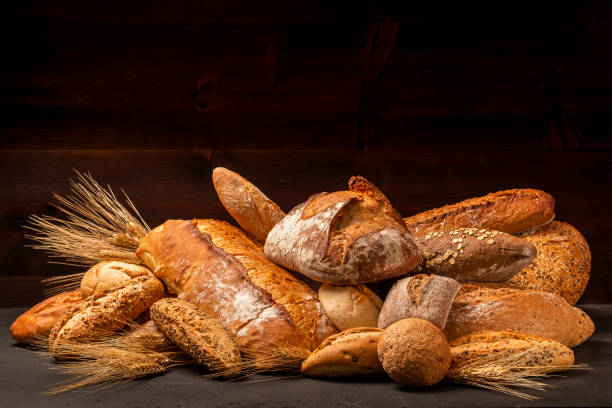 istock Fresh buns and loaves in arrangement 1034232650
