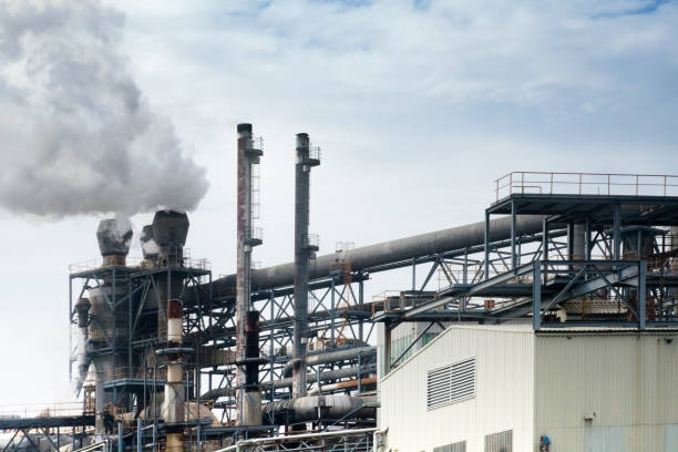 istock Air pollution, industry, industrial chimneys and smoke. 1034232700