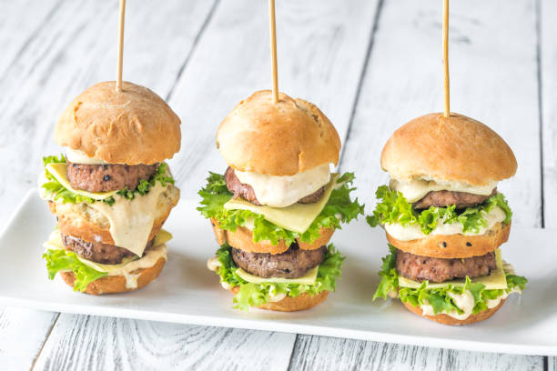 istock Burgers on the white plate 1034239100