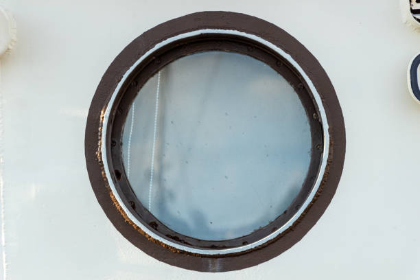istock The porthole in the ship's cabin is outside 1034248426