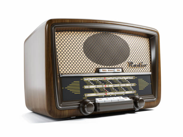 舊無線電接收機 - radio 個照片及圖片檔