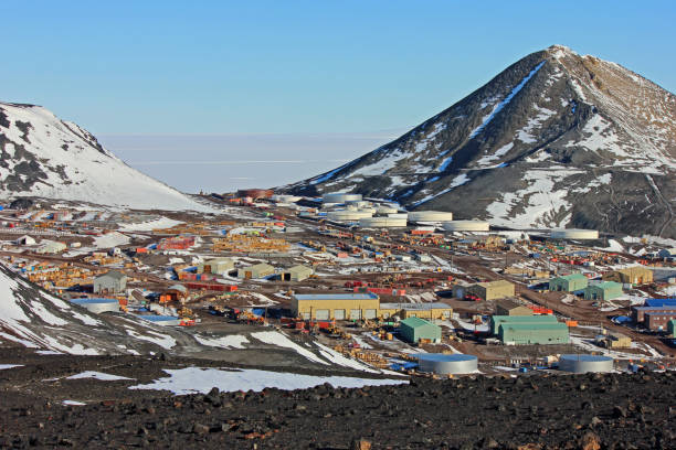 Antarctica Photos - McMurdo Station stock photo