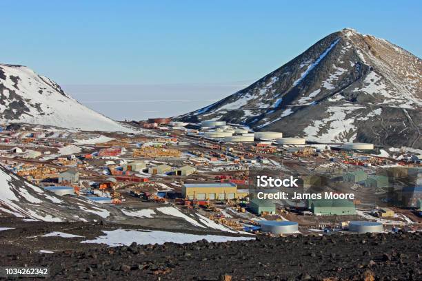 Antarctica Photos Mcmurdo Station Stock Photo - Download Image Now - McMurdo Sound, Antarctica, Backgrounds