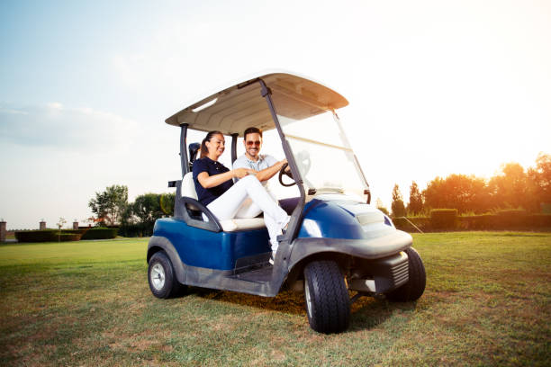 istock Enjoying a drive across the green 1034266646
