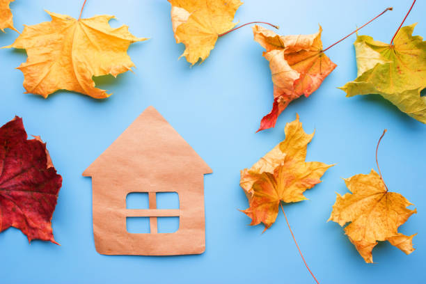 istock cozy and warm home in autumn 1034275632