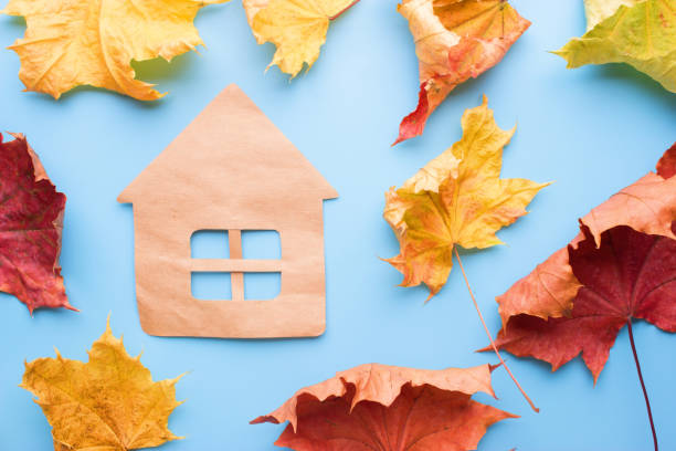 istock cozy and warm home in autumn 1034275636