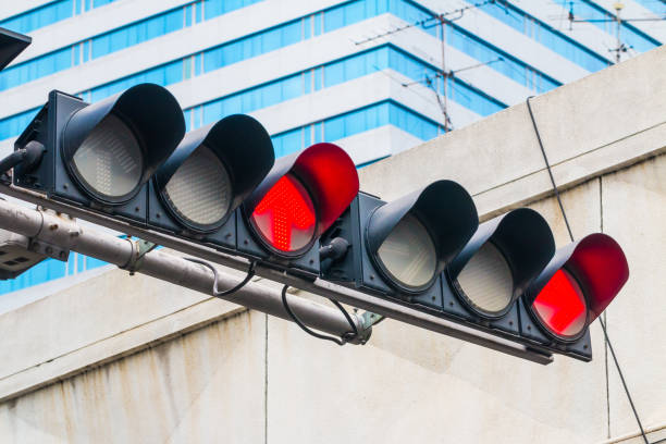 istock Red Traffic Light in the city 1034276198