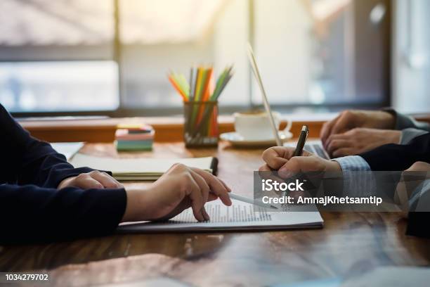 Businessman Signed A Contract Agreement To Invest Together Stock Photo - Download Image Now