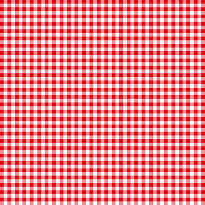 Red tablecloths patterns on the background
