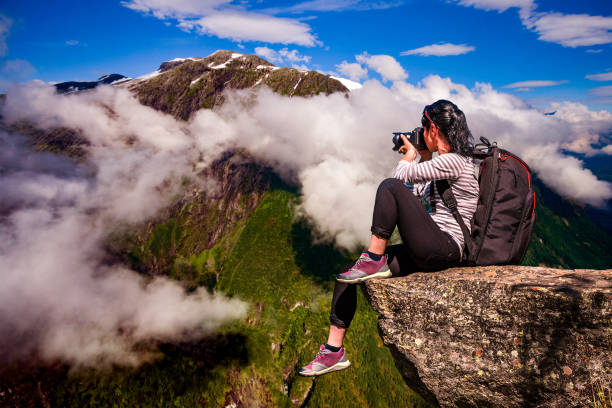 istock Nature photographer Norway Lofoten archipelago. 1034301918