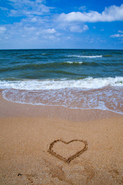 istock Beautiful beach and sea surf. 1034306390