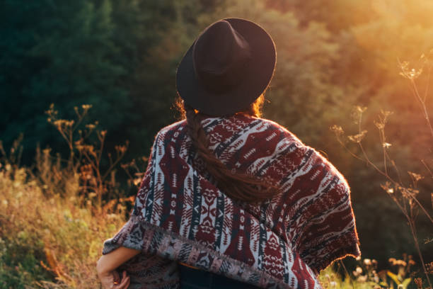 istock Autumn portrait smiling woman 1034310830