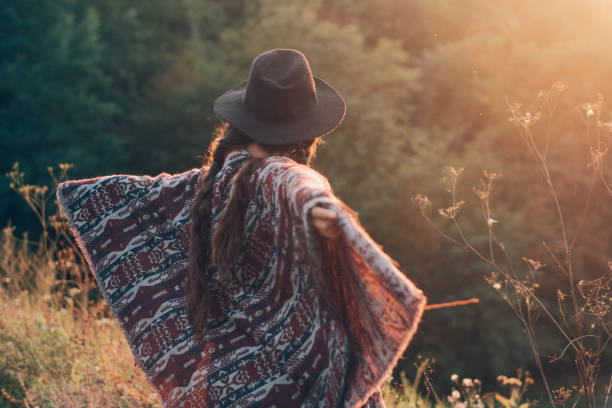 istock Autumn portrait smiling woman 1034313438
