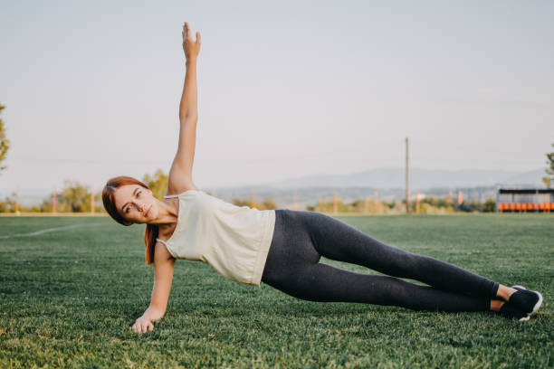 istock Female athlete do said plank 1034313988