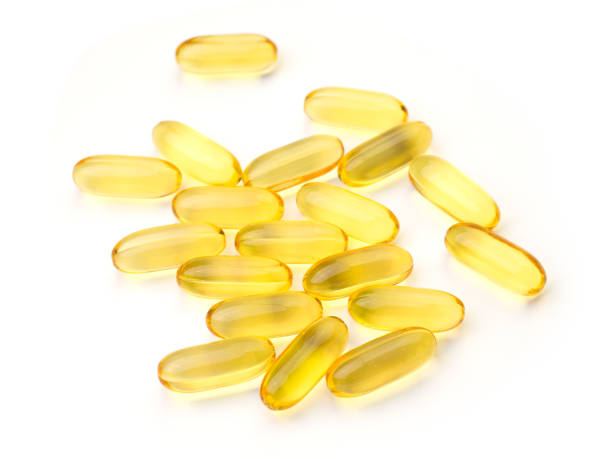 istock Cod liver oil omega 3 gel capsules. 1034317912