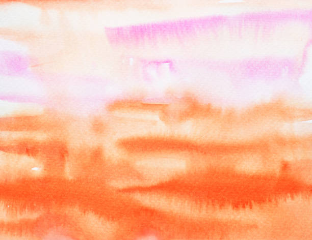 istock Brown with red and pink color stains flow on white surface 1034318744