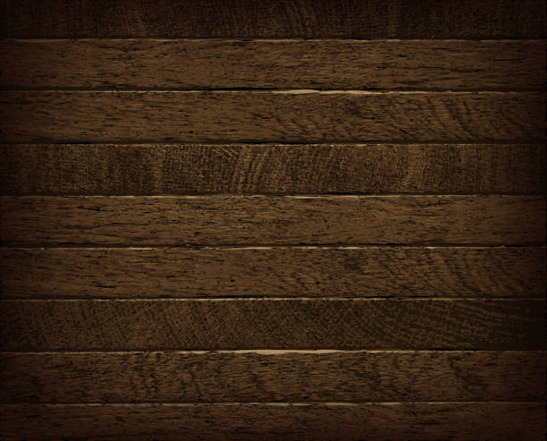 Natural Dark Wooden Background. Wood texture, vector Eps10 illustration. Natural Dark Wooden Background. dark wood texture stock illustrations