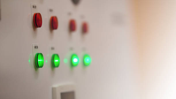 istock Pilot lamp device for the control cabinet in the industrial machinery 1034329872