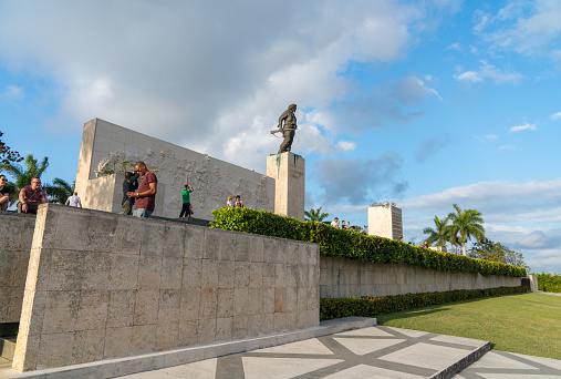 Ernesto Che Guevara Mausoleum, monument and memorial in Santa Clara, Cuba, located in Che Guevara Square. Captured in spring 2018