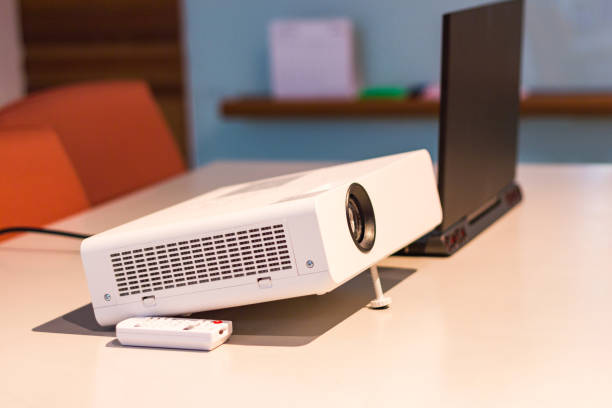 istock projector for presentation in a meeting room 1034334382