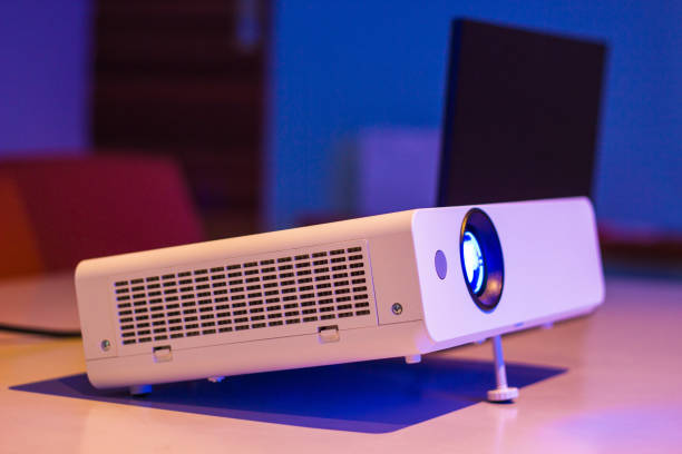 istock projector for presentation in a meeting room 1034334586