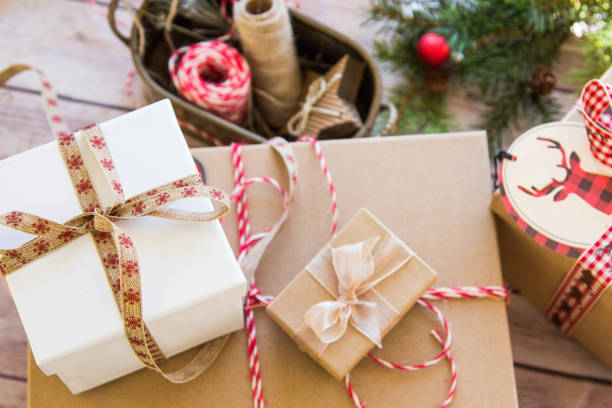 istock Christmas presents and decorations 1034334932