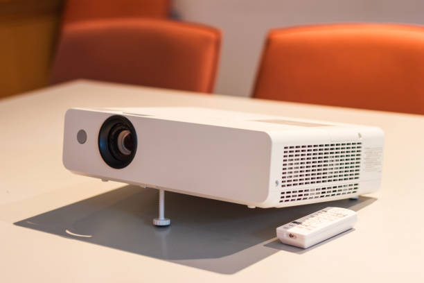 istock projector for presentation in a meeting room 1034337118