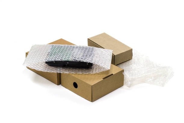 istock box and bubble pack, for protection product cracked 1034337832